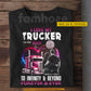 Personalized Trucker T-shirt, I Love My Trucker To The Moon & Back Tees Valentine Gift For Trucker Lover