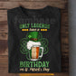 Funny Four-Leaf Clover Birthday T-shirt, Only Legends Have A Birthday Tees St Patrick's Day Gift For Irish Lover