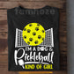 Funny Pickleball Dog T-shirt, I'm A Dog & Pickleball Kind Of Girl Sport Tees Gift For Pickleball Lover, Dog Lover