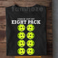 Funny Pickleball T-shirt, Check Out My Eight Pack Sport Tees Gift For Pickleball Lover