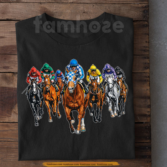Funny Secretariat Horse T-shirt, Jockey And Race Horses Tees Gift For Horse Racing Lovers, Fan Of Kentucky Derby
