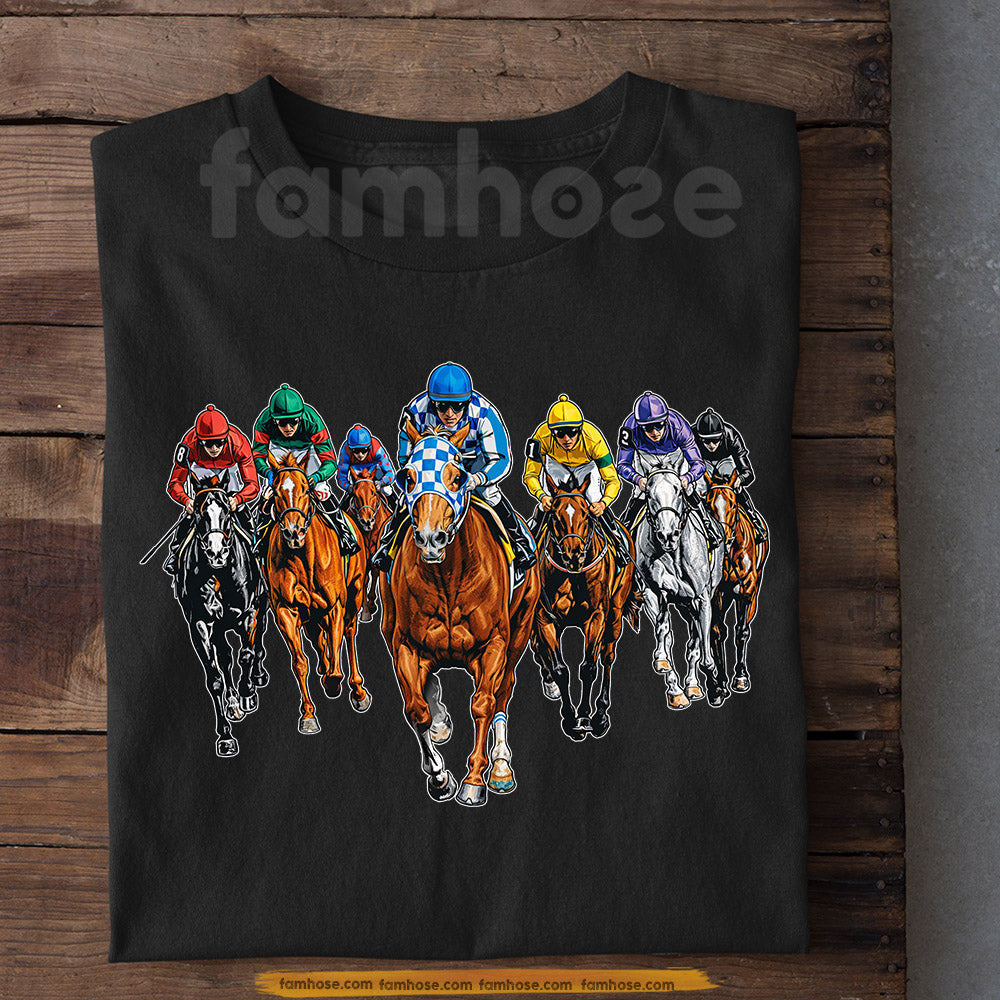Secretariat Horse T-shirt, Jockey And Race Horses Tees Gift For Horse Racing Lovers, Fan Of Kentucky Derby
