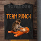 Funny Team Punch Meme T-shirt, Cute Monkey Tees Encouragement Gift