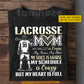 Personalized Lacrosse Mom T-shirt, My Wallet Is Empty Tees Mother's Day Gift For Lacrosse Lovers