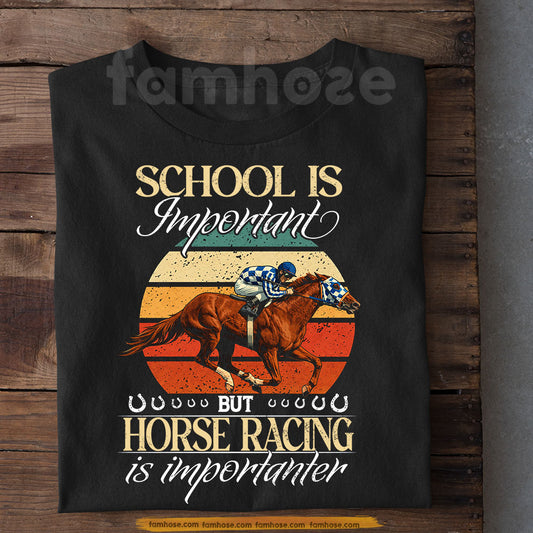 Secretariat Horse T-shirt, Kentucky Derby Is Importanter Tees Gift For Horse Racing Lovers, Fan Of Kentucky Derby