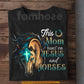 Horse Mom T-shirt, This Mom Runs On Jesus And Horses Tees Mother's Day Gift For Christian, Horse Lover