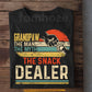 Vintage Dog Grandpa T-shirt, Grandpaw The Snack Dealer Tees Father's Day Gift For Dog Lovers