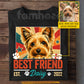 Vintage Personalized Dog T-shirt, Best Friend Tees Retro Style Gift For Dog Lover