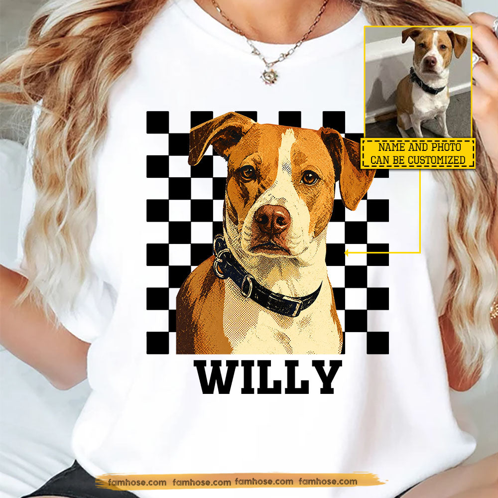 Retro Personalized Dog T-shirt, Your Dog, Your Drip Vintage Tees Gift For Dog Lovers