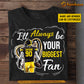 Cool Personalized Football Boy T-shirt, I'll Always Your Biggest Fan Sport Tees Gift For Football Lovers