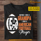 Cool Personalized Football Coach T-shirt, Before I Was A Grandpa Sport Tees Gift For Football Lovers