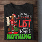 Funny Christmas Horse Sweatshirt, On The Naughty List And I Regret Nothing Crewneck Sweatshirt Xmas Gift For Horse Lover