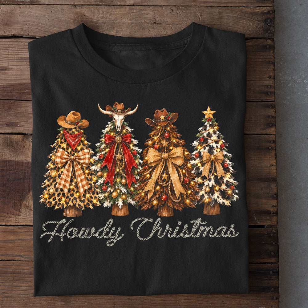 Christmas Cowboy Rodeo Sweatshirt, Howdy Christmas Crewneck Sweatshirt Xmas Gift For Cowboy, Rodeo Lover