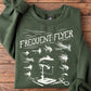 Fly Fishing Sweatshirt, Frequent Flyer Crewneck Sweatshirt Gift For Fly Fishing Lovers