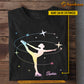 Personalized Ice Skating T-shirt, Skating In Universes Tees Gift For Ice Skating Lovers