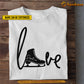 Personalized Ice Skating T-shirt, Love Ice Skating Tee Gift For Ice Skating Lovers