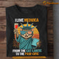 Funny Cat July 14th T-shirt, I Love Meowica From The Cat-Lantic To The Paw-Cific Tees July 14th Gift For Cat Lovers, American Lovers