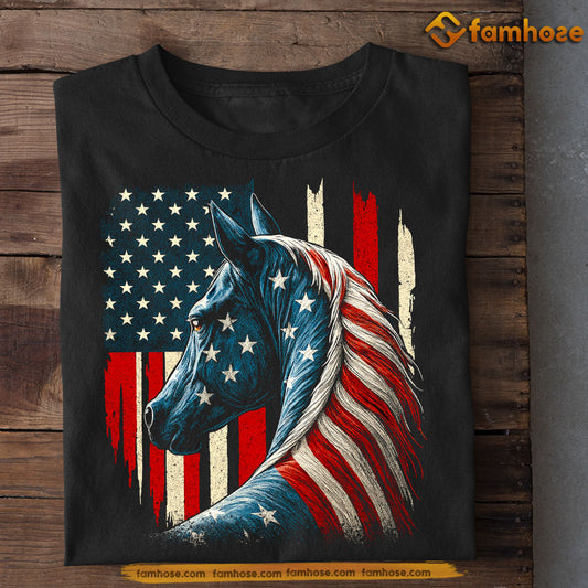 Horse July 14th T-shirt, American Spirit Horse Tees July 14th Gift For Horse Lovers, American Lovers