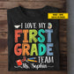 Personalized Teacher T-shirt, I Love My Team Tees Gift For Teacher Lovers