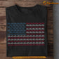 Cycling July 14th T-shirt, American Flag Made Of Cycling Tees July 14th Gift For Cycling Lovers, American Lovers