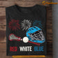 July 4th Lacrosse T-shirt, Red White Blue Lacrosse Tees Gift For Lacrosse Lovers