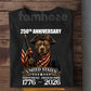 July 4th Pitbull Dog USA 250 Anniversary T-shirt, Independence Freedom Pride Tees Independence Day Gift For Pitbull Dog Lover