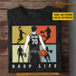 Cool Personalized Basketball Boy T-shirt, Hoop Life Sport Tee Gift For Basketball Players, Basketball Lovers