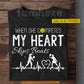 Personalized Pickleball Girl T-shirt, When She Competes My Heart Skips Beats Sport Tees Gift For Pickleball Lover
