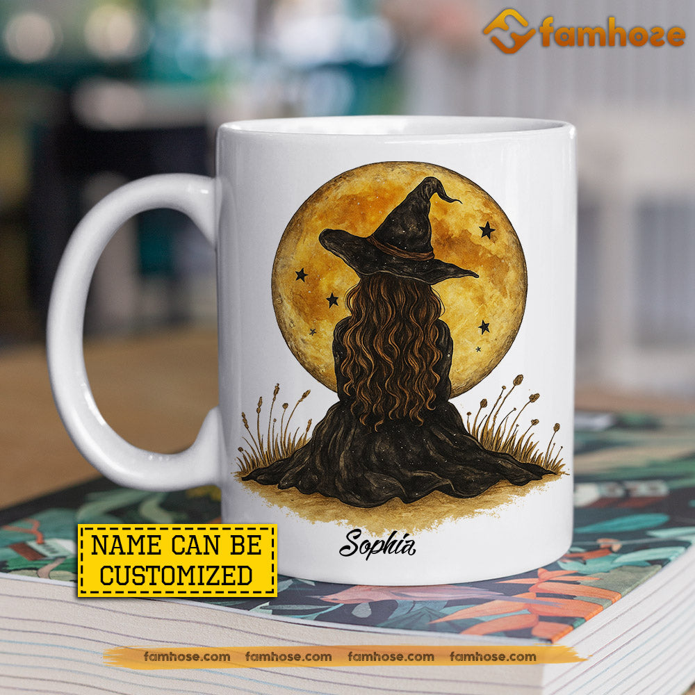 Personalized Halloween Witch Mug, There's A Little Witch In All Of Us Spooky Season Gift For Witch Lovers