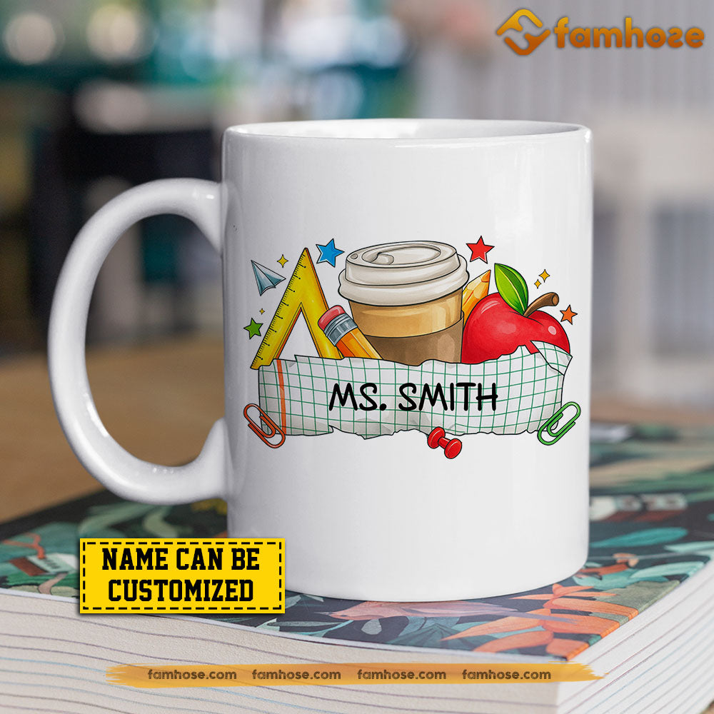 Personalized Teacher Mug, Behind Every Child Who Believes In Themselves Gift For Teacher Lovers