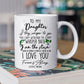 Personalized Turtle Mug, To My Daughter I Love You Forever Always  Mug, Cups Gift For Turtle Lovers, Turtle Owner