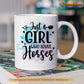 Personalized Horse Mug, Just A Girl Who Loves Horses Mug, Cups Gift For Horse Lovers, Horse Owner