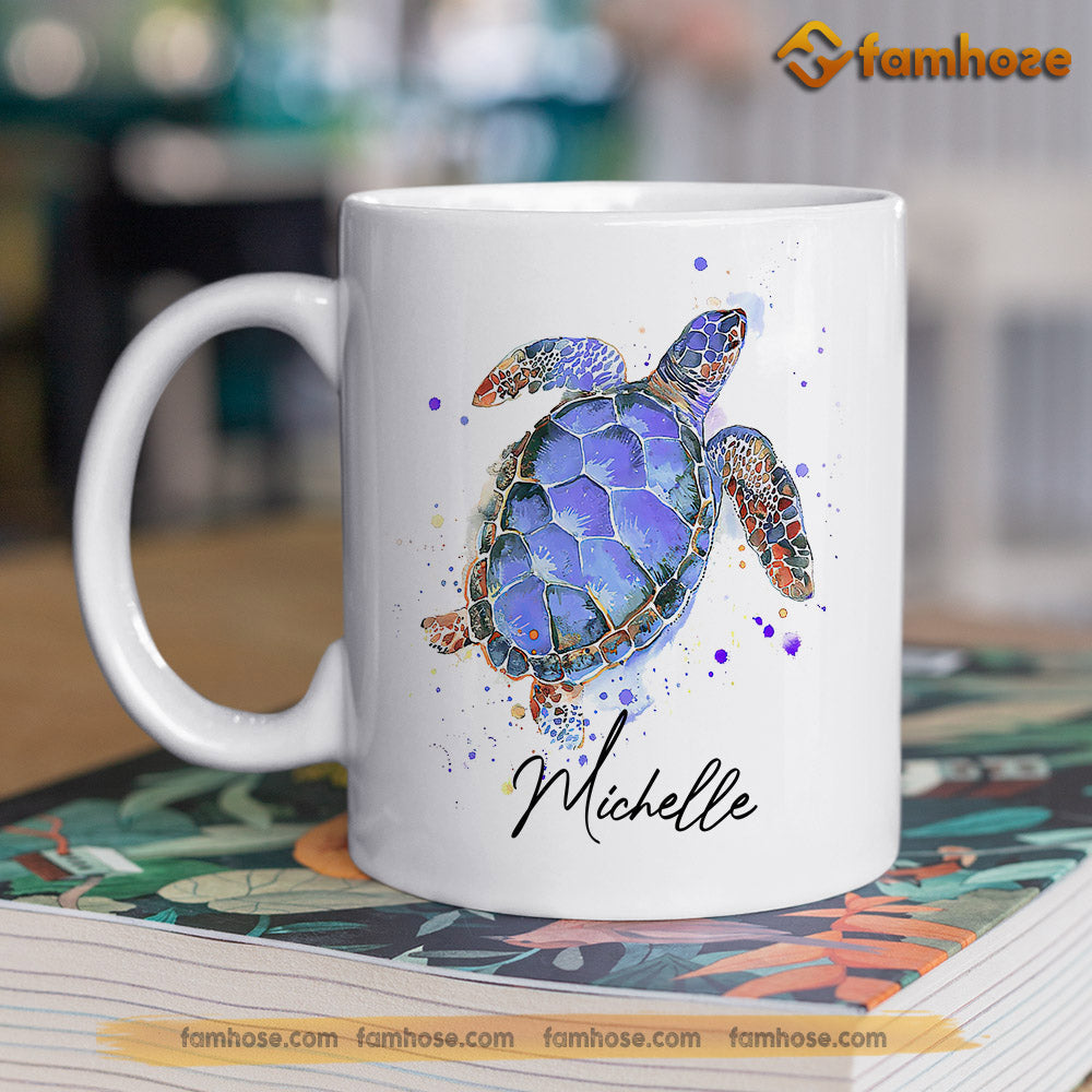 Personalized Turtle Mug, Always Be Yourself Unless You Can Be A Turtle Mug, Cups Gift For Turtle Lovers, Turtle Owner