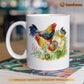 Chicken Mug, Farm House Rules Respect The Land Gift For Chicken Lovers, Chicken Lovers Gift Mug, Cups, Chicken Owner