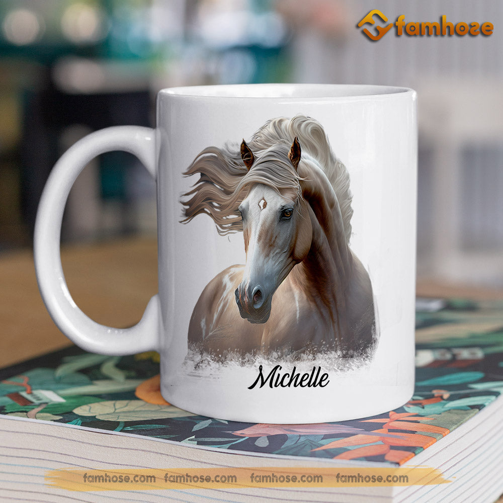 Personalized Horse Mug, Breathe The Deep Because No One Will Ever Understand Gift For Horse Lovers, Horse Lovers Gift Mug, Cups, Horse Owner