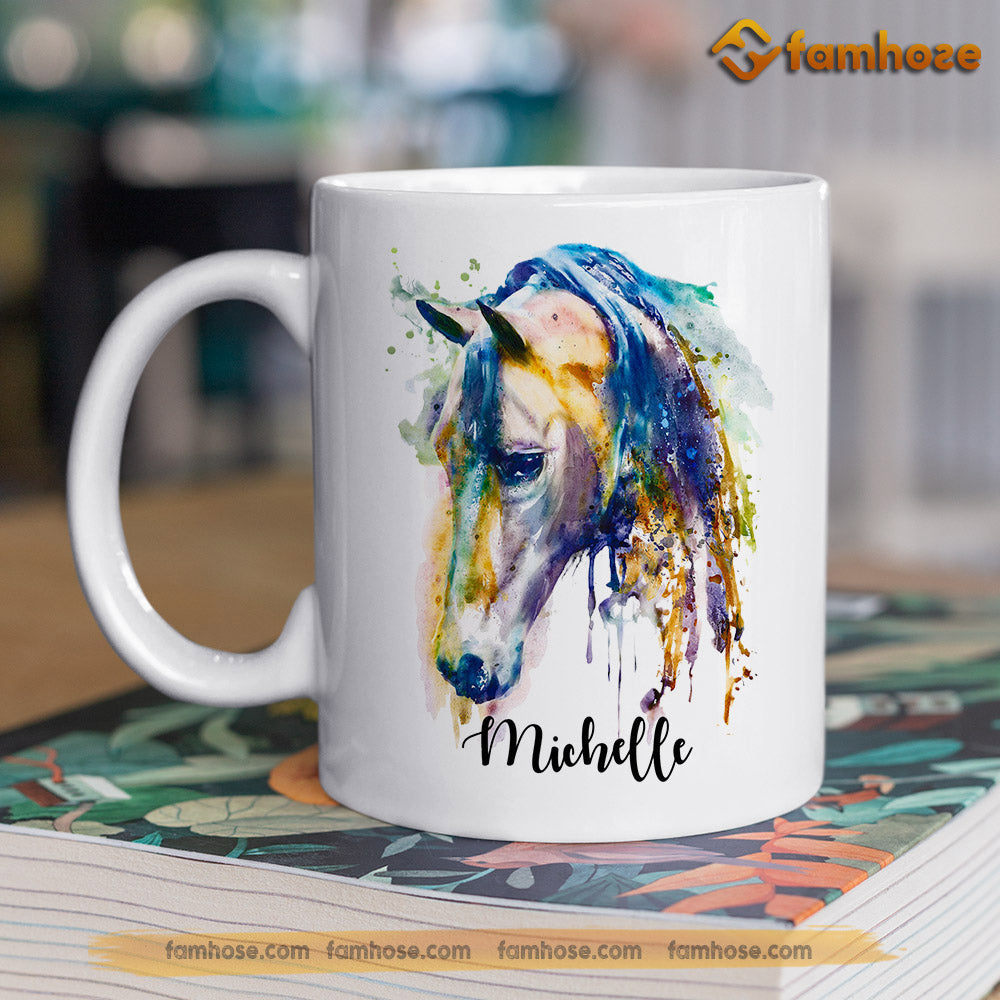 Personalized Horse Mug, God Says You Are Unique Special Lovely Gift For Horse Lovers, Horse Lovers Gift Mug, Cups, Horse Owner