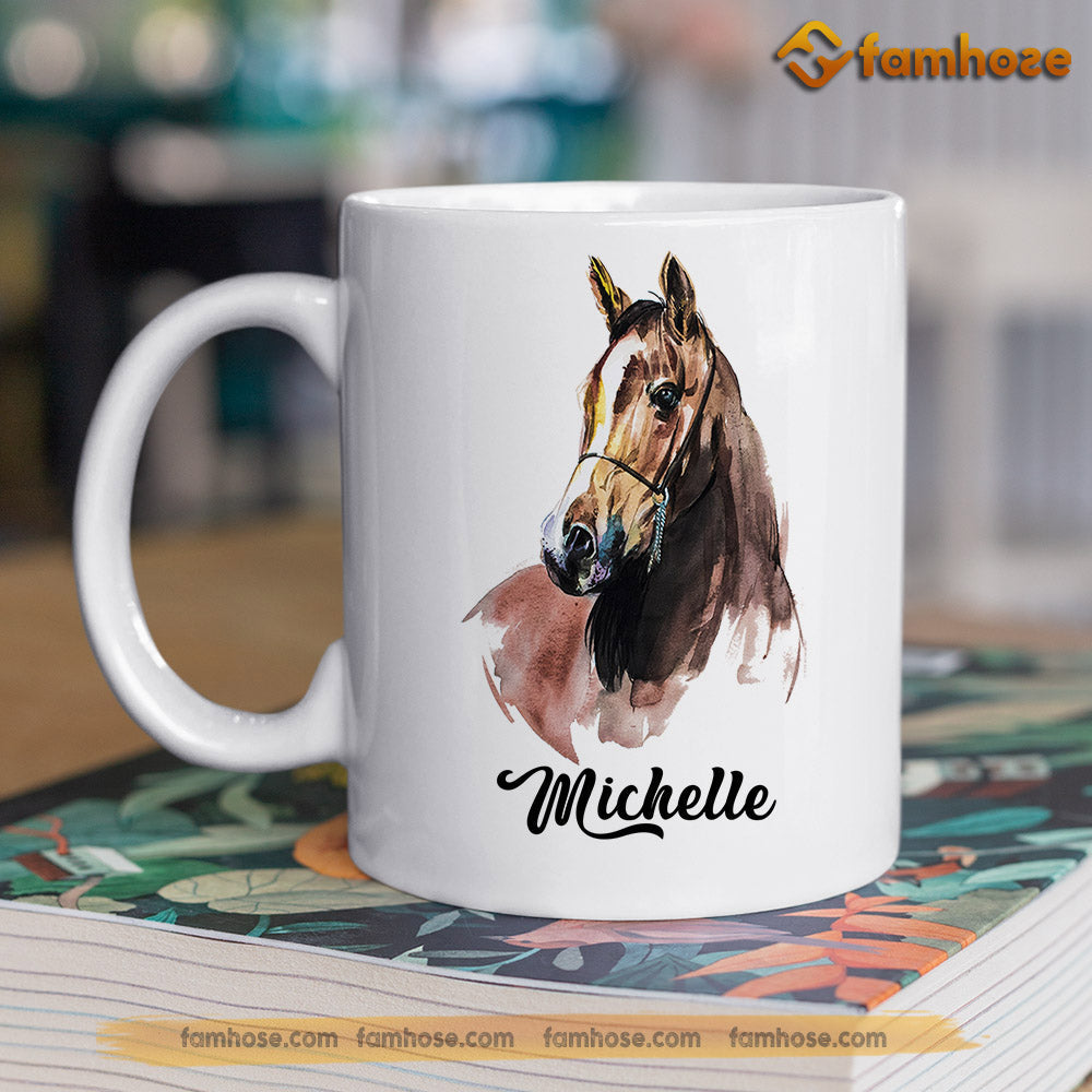 Personalized Horse Mug, To Ride On A Horse Is To Fly Without Wings Mug, Cups Gift For Horse Lovers, Horse Owner