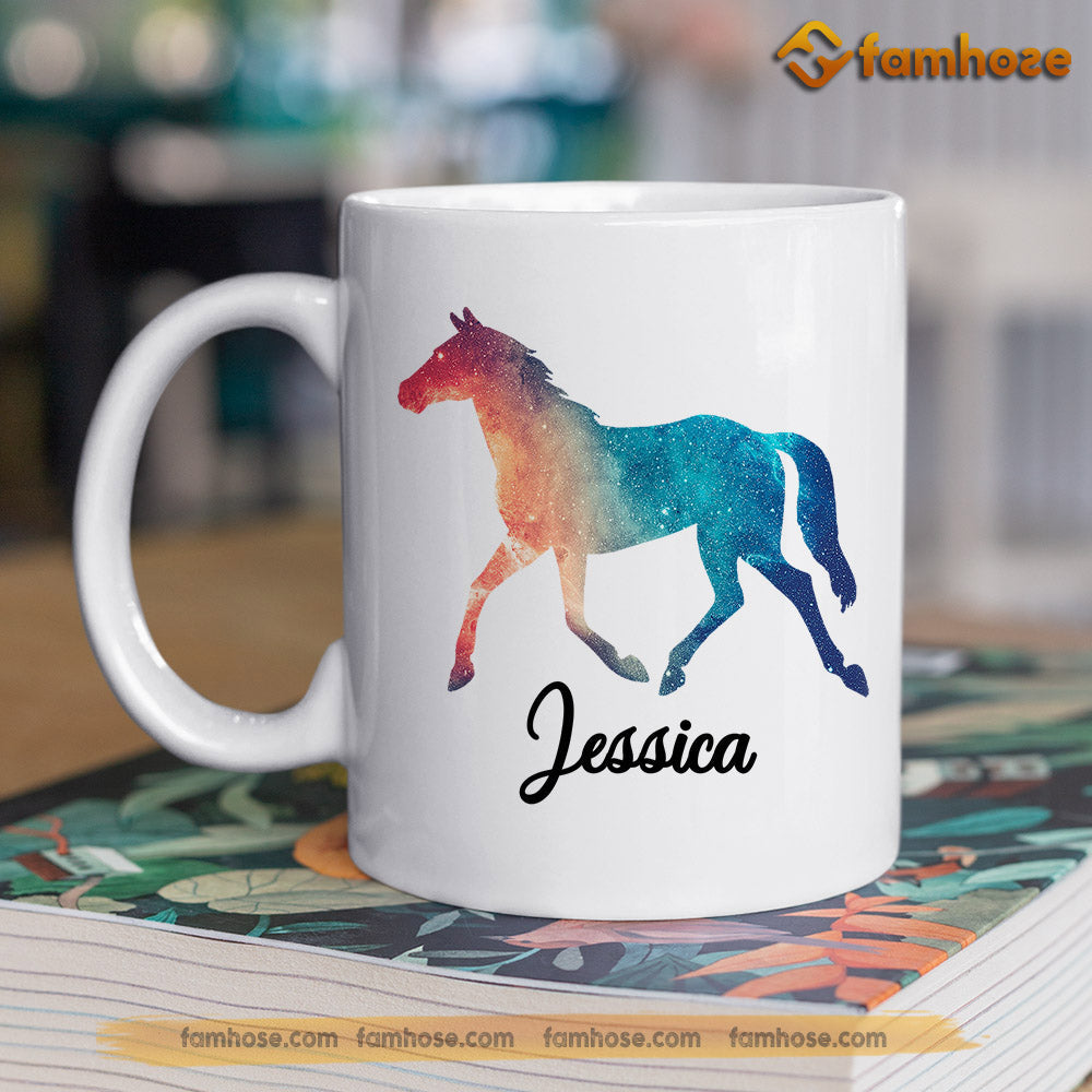 Personalized Horse Mug, Life Is Short Take The Trip Buy The Horse Mug, Cups Gift For Horse Lovers, Horse Owner