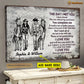 I Have Found The One Whom My Soul Love, Personalized Couple Cowboy Cowgirl Canvas Wall Art, Poster Gift For Rodeo Lovers