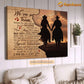 Valentine's Day Cowboy Poster/Canvas, Whatever You Lack We Will Balance You Got Me I Got Us, Rodeo Canvas Wall Art, Poster Gift For Rodeo Lovers