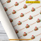 Personalized Christmas Football Wrapping Paper, Custom Sports Wrapping Paper Rolls, Xmas Gift Wrap For Football Lover