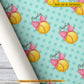 Personalized Softball Wrapping Paper, Softballs Wearing Bow Wrapping Paper Rolls, Gift Wrap For Softball Lover