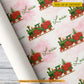 Personalized Christmas Train Wrapping Paper, Christmas Steam Train Loaded Wrapping Paper Rolls Xmas Gift