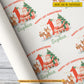 Personalized First Christmas Wrapping Paper, Happy 1st Christmas In White Background Wrapping Paper Rolls Xmas Gift