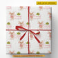 Personalized First Christmas Wrapping Paper, 1st Christmas In White Background Wrapping Paper Rolls Xmas Gift