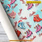 Personalized Christmas Ice Skating Wrapping Paper, Colorful Ice Skating Boots Wrapping Paper Rolls, Xmas Gift Wrap For Ice Skating Lover