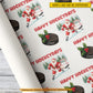 Personalized Christmas Hockey Wrapping Paper, Happy Hockeydays Wrapping Paper Rolls, Xmas Gift Wrap For Hockey Lover