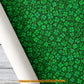 Four-Leaf Clover Wrapping Paper, Lucky In Every Dimension Wrapping Paper Rolls, St Patrick's Day Gift Wrap For Irish Lover