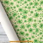 Four-Leaf Clover Wrapping Paper, Where Irish Luck Meets Wrapping Paper Rolls, St Patrick's Day Gift Wrap For Irish Lover
