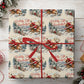 Christmas Cowboy Wrapping Paper, Giddy Up Rudolph Wrapping Paper Rolls, Xmas Gift Wrap For Cowboys